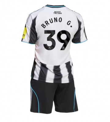 Newcastle United Bruno Guimaraes #39 Hjemmebanetrøje Børn 2025-26 Kortærmet (+ Korte bukser)
